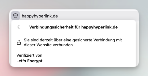 Screenshot einer Browserleiste mit Schloss für Https